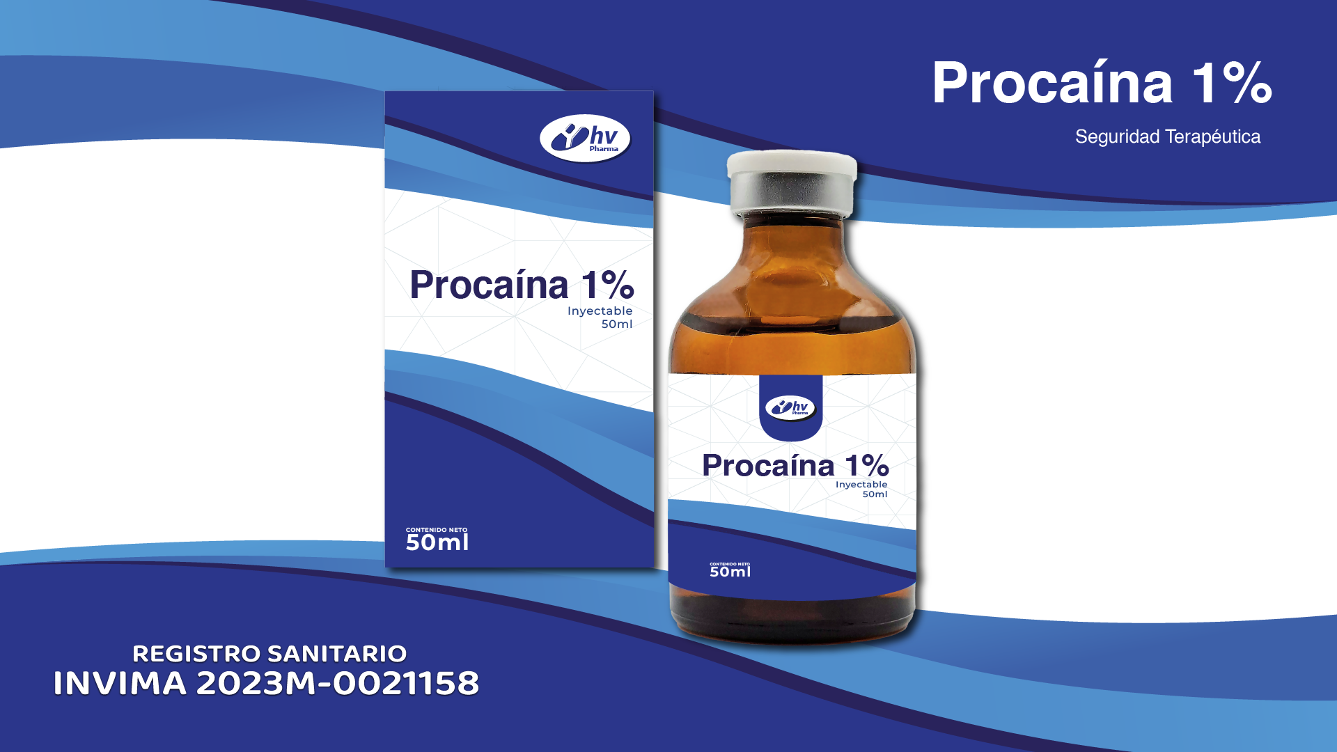 Procaina inyectable al 1%